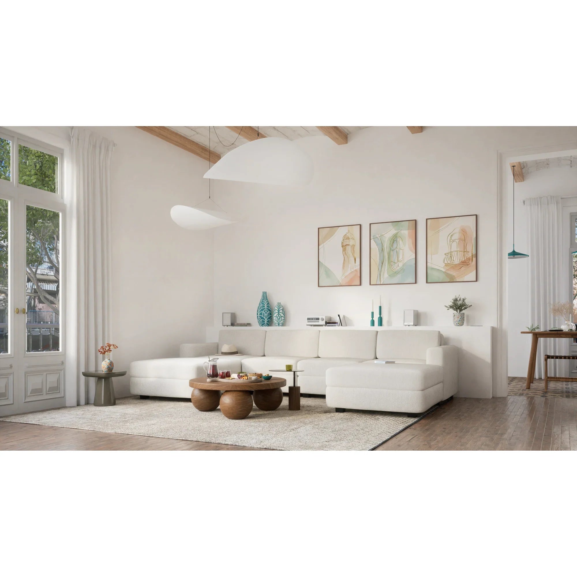 Modular Sofa GRACIA - Large Pouf Module