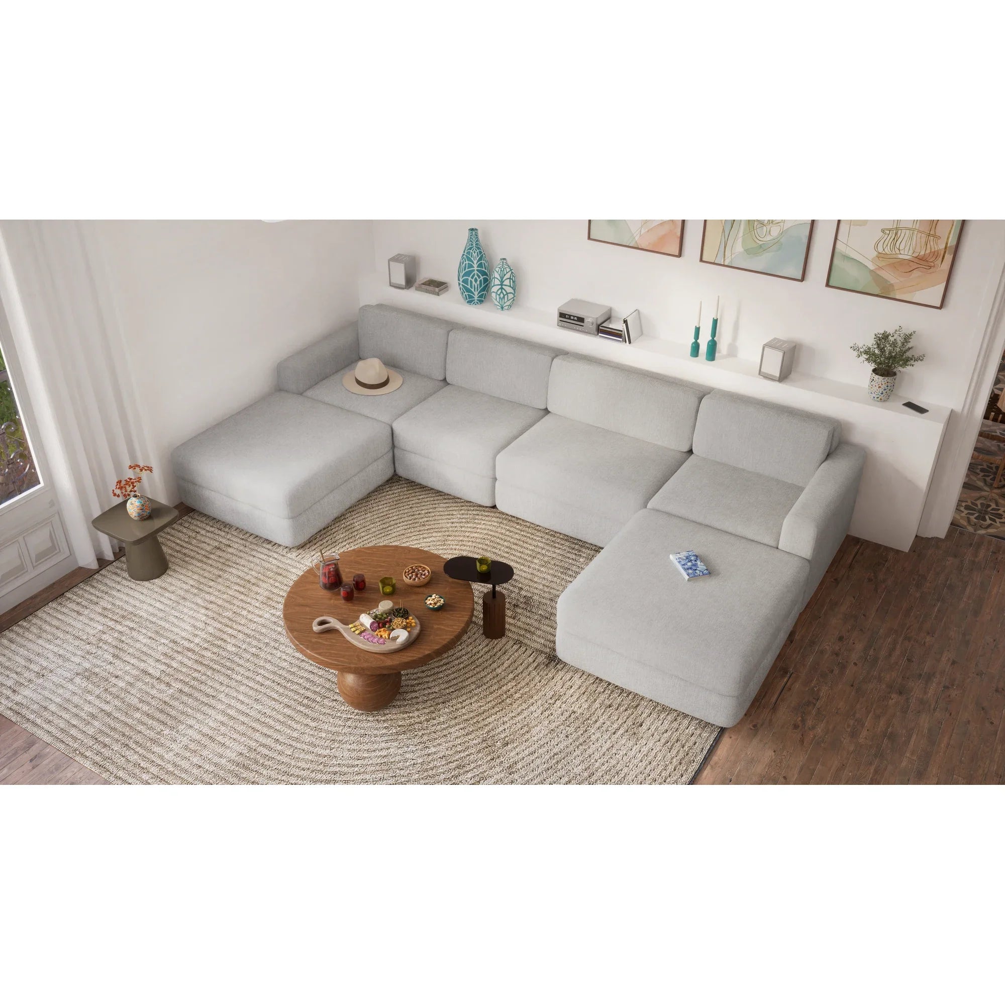 Modular Sofa GRACIA - Large Pouf Module