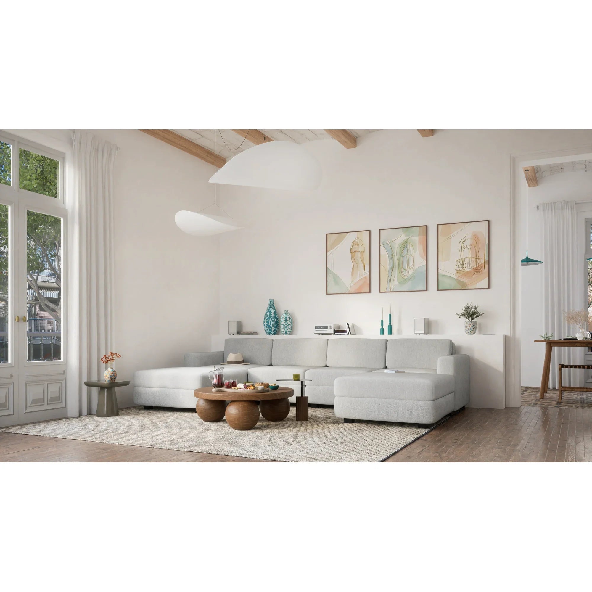 Modular Sofa GRACIA - Large Pouf Module