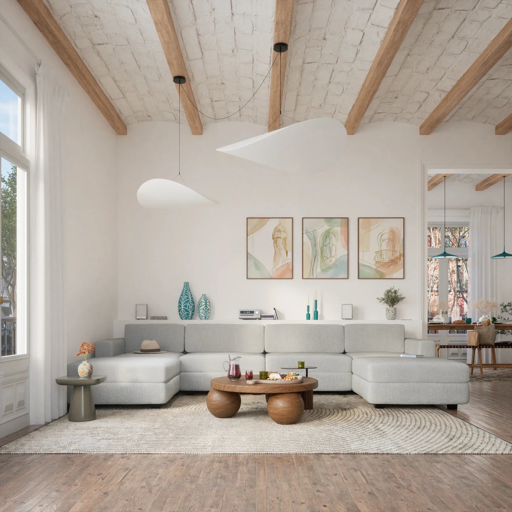 Modular Sofa GRACIA - Large Pouf Module