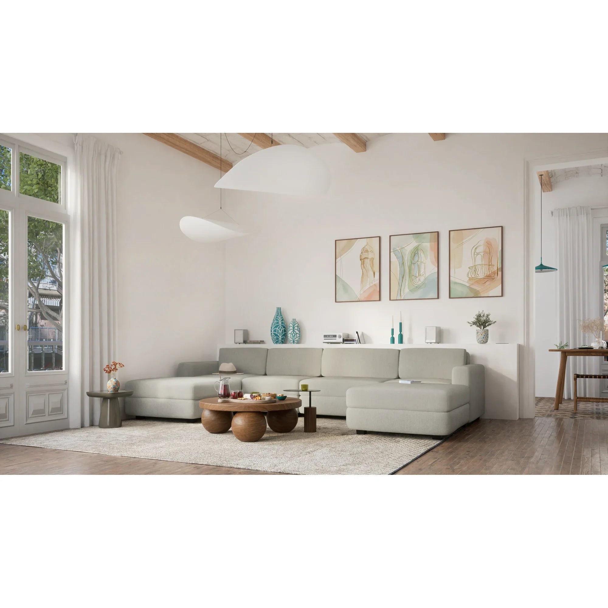 Modular Sofa GRACIA - Large Pouf Module