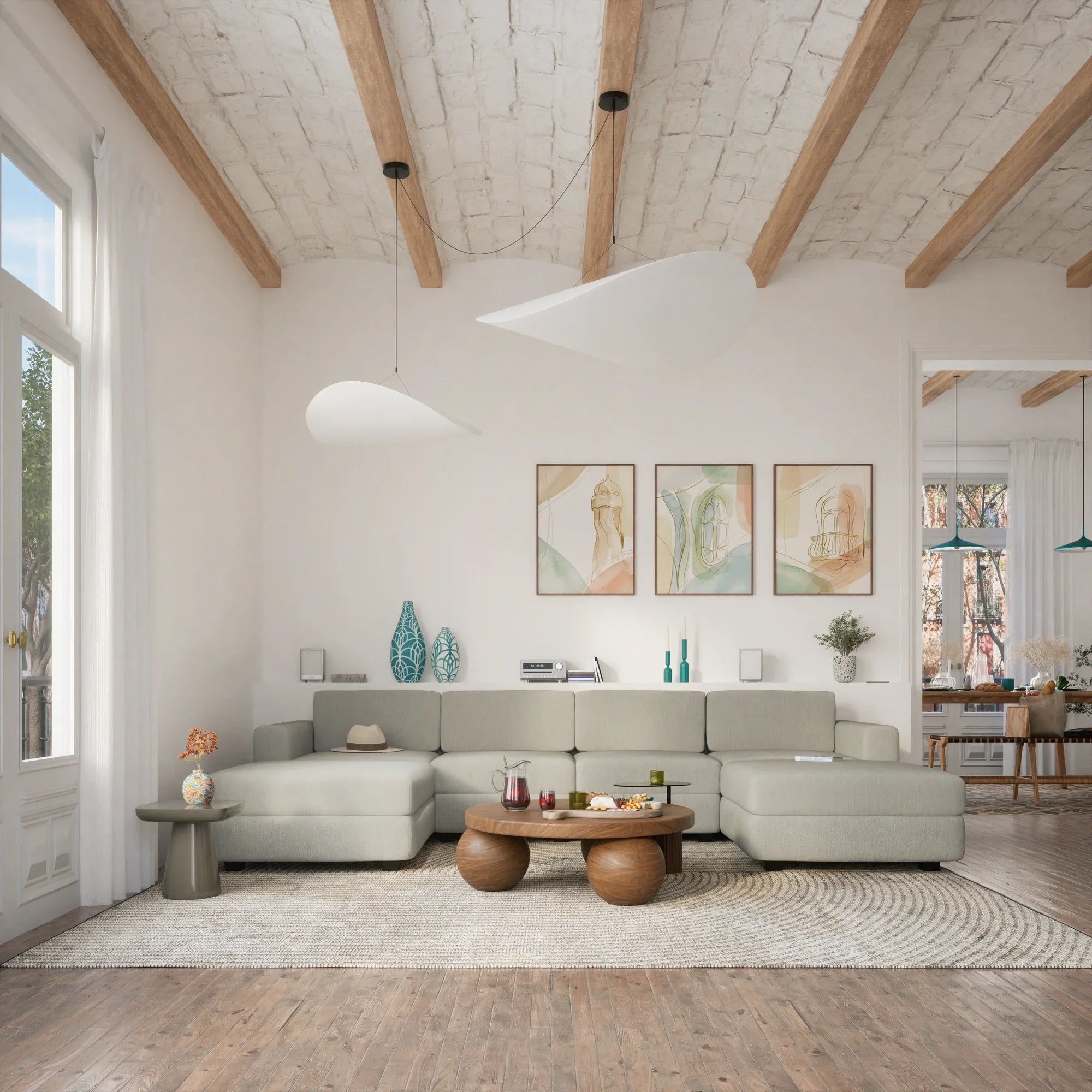 Modular Sofa GRACIA - Large Pouf Module