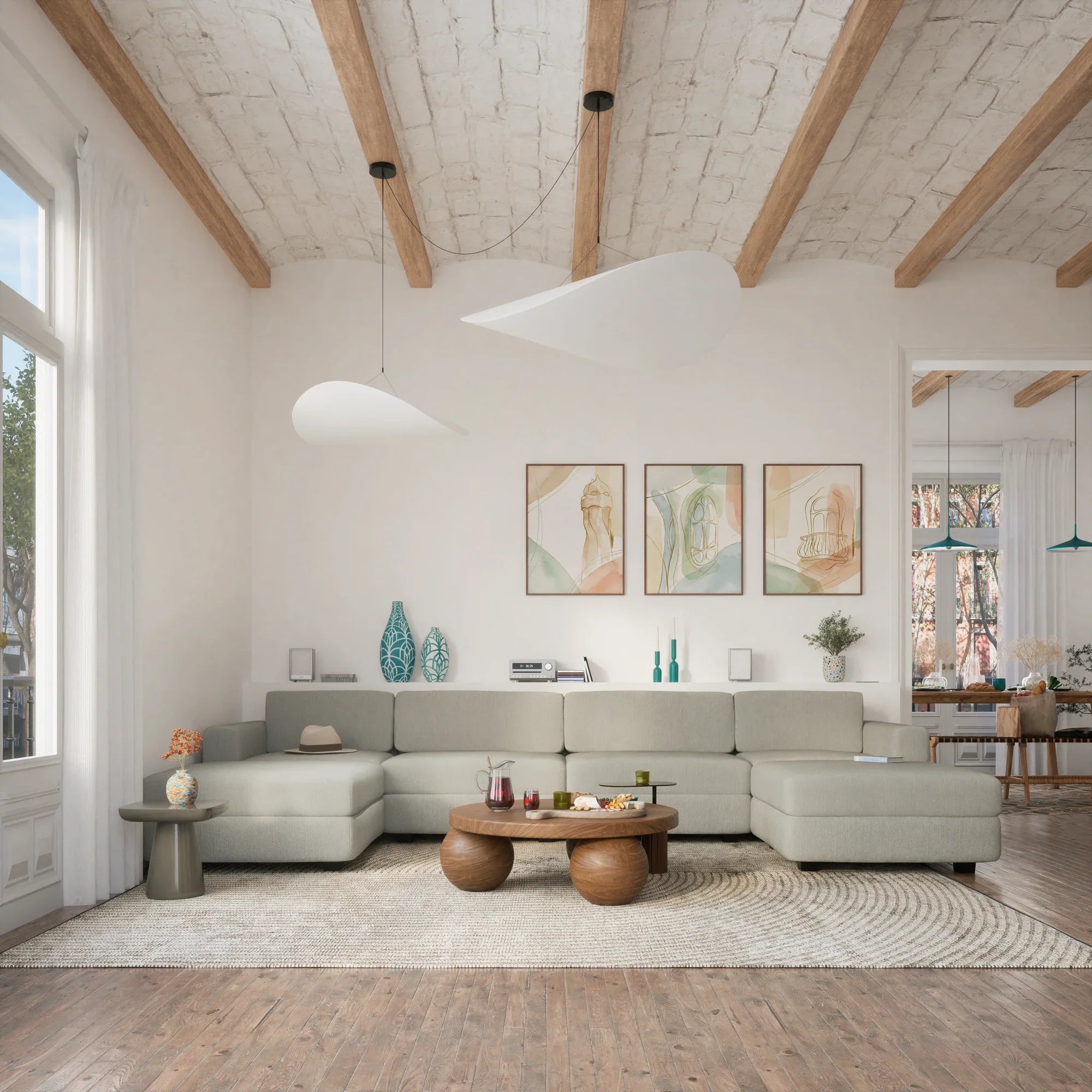 Modular Sofa GRACIA - Large Pouf Module