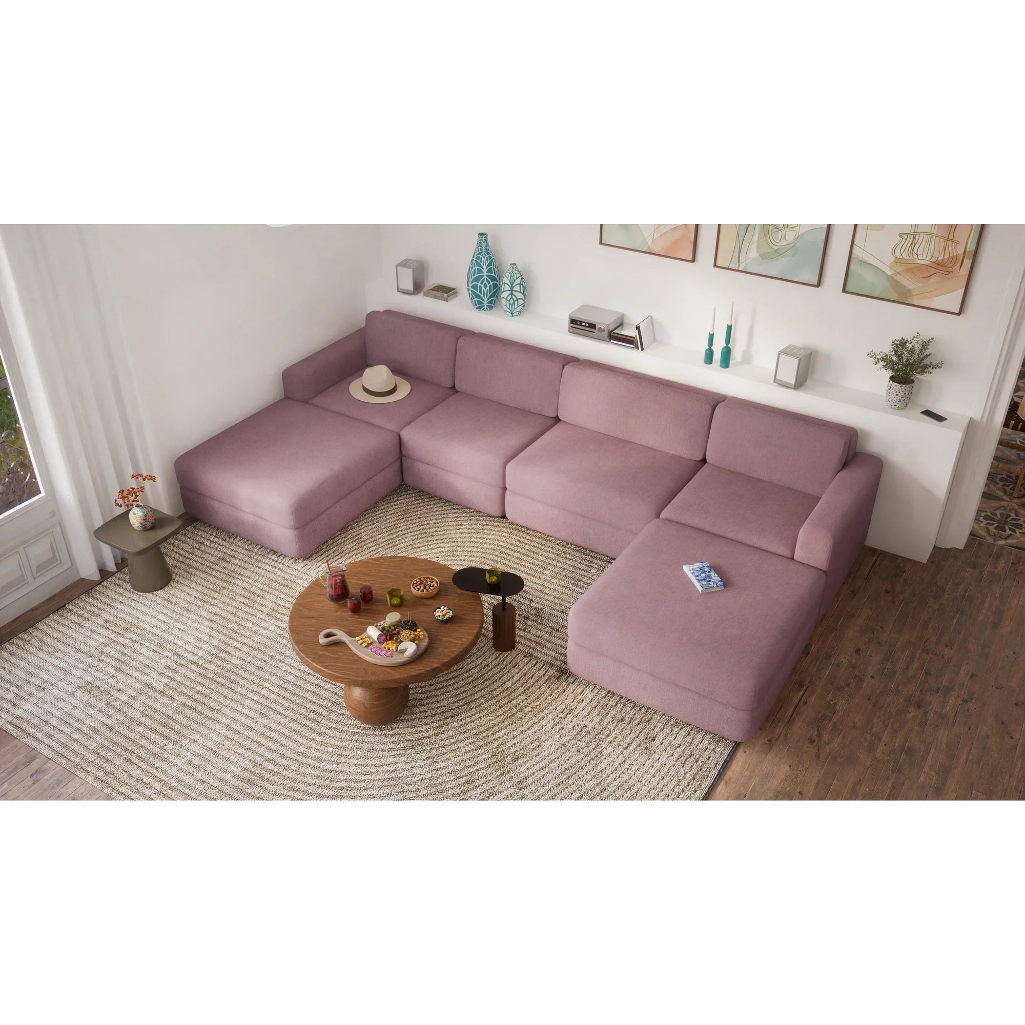Modular Sofa GRACIA - Large Pouf Module