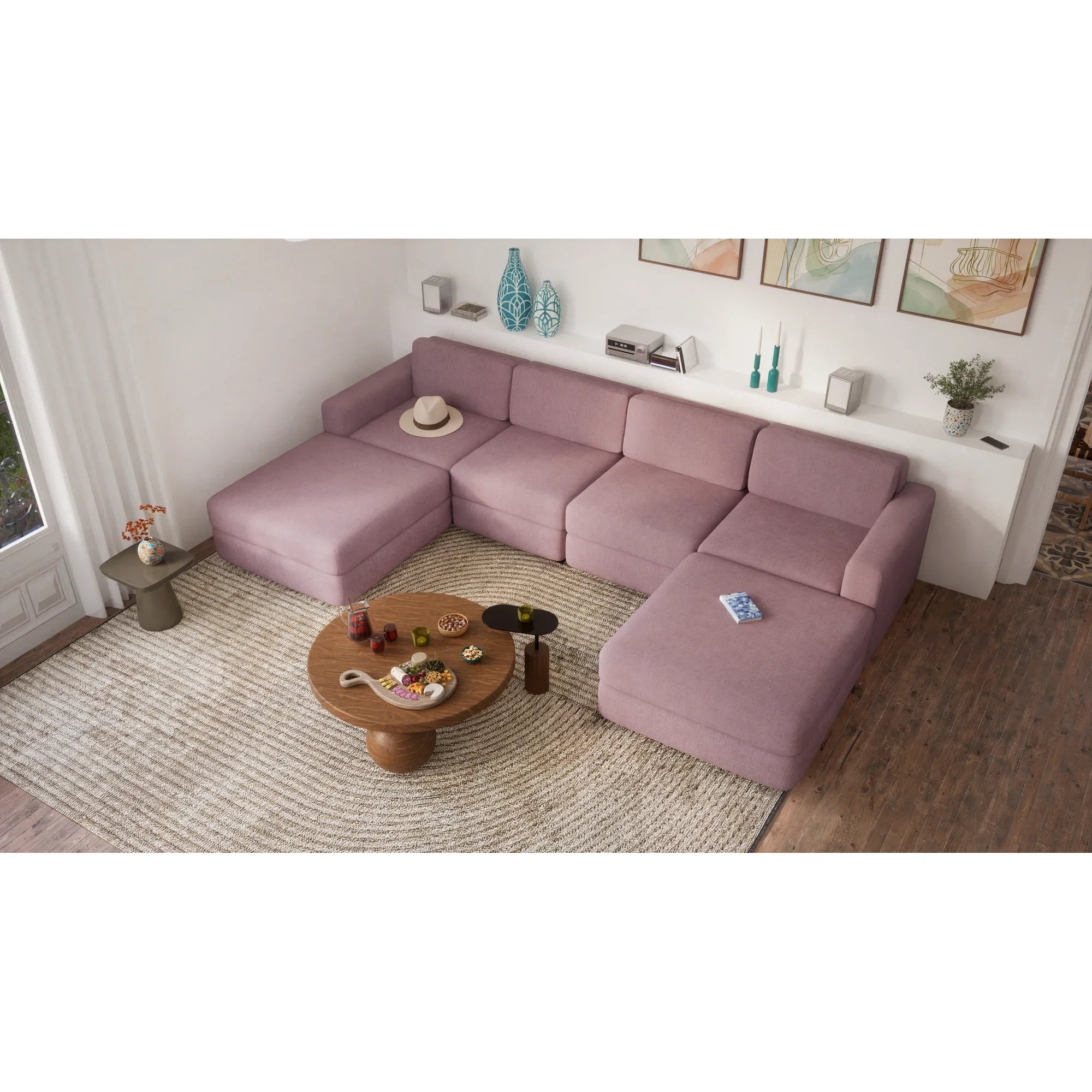 Modular Sofa GRACIA - Large Pouf Module