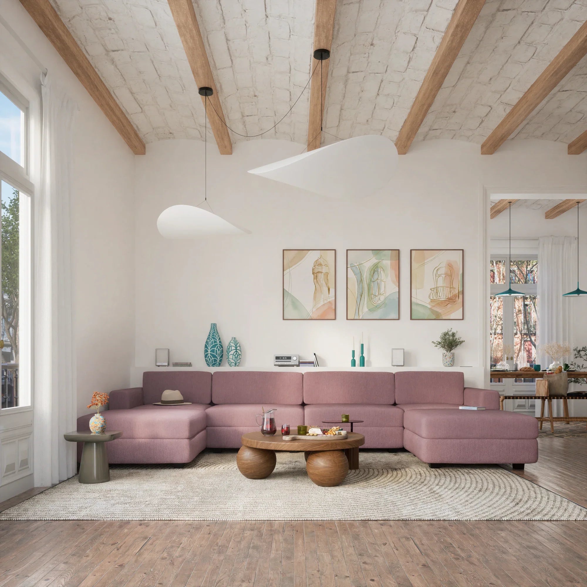 Modular Sofa GRACIA - Large Pouf Module