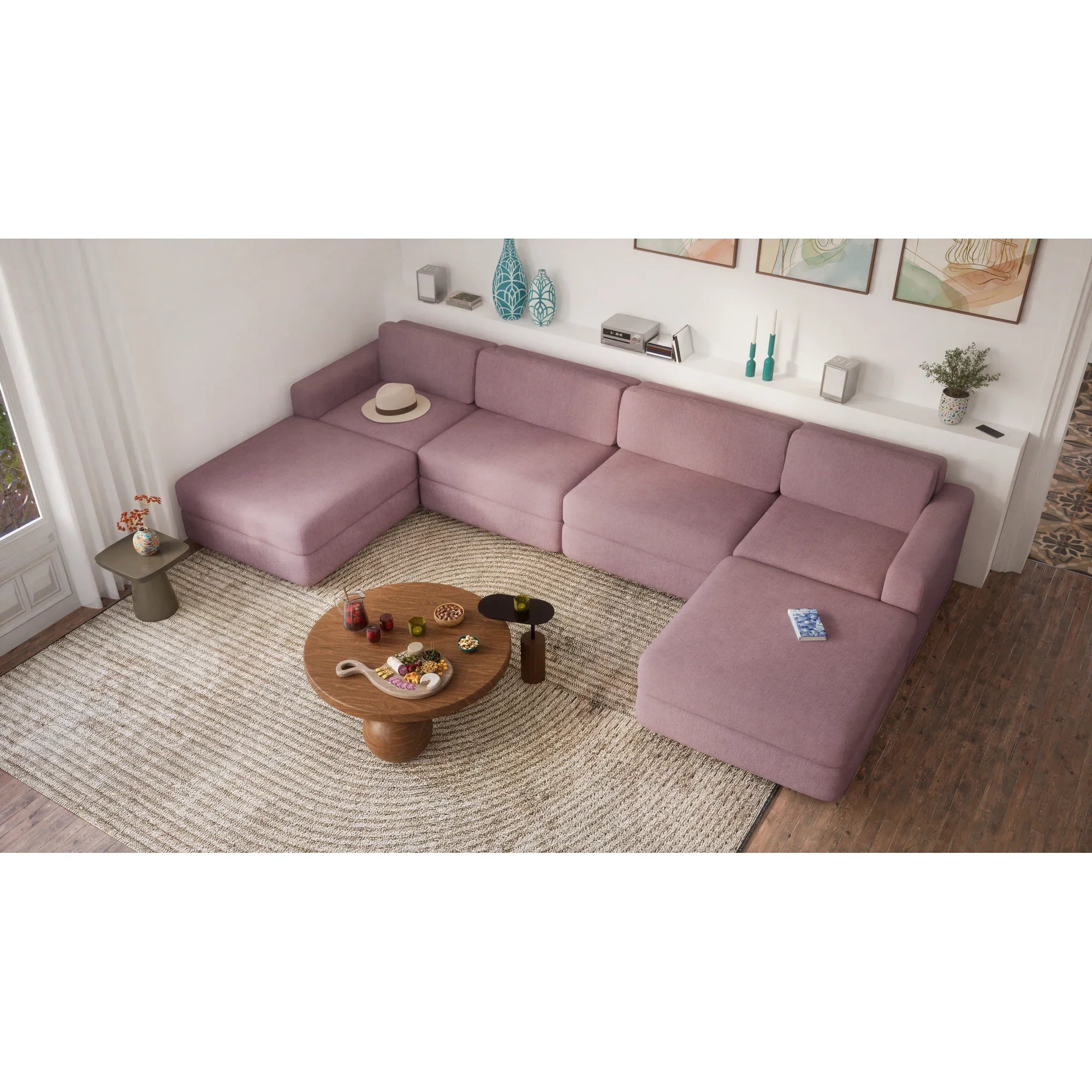 Modular Sofa GRACIA - Large Pouf Module