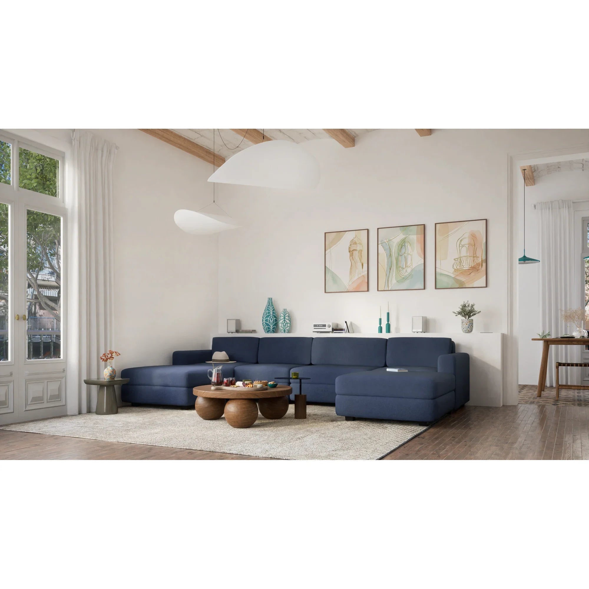 Modular Sofa GRACIA - Large Pouf Module