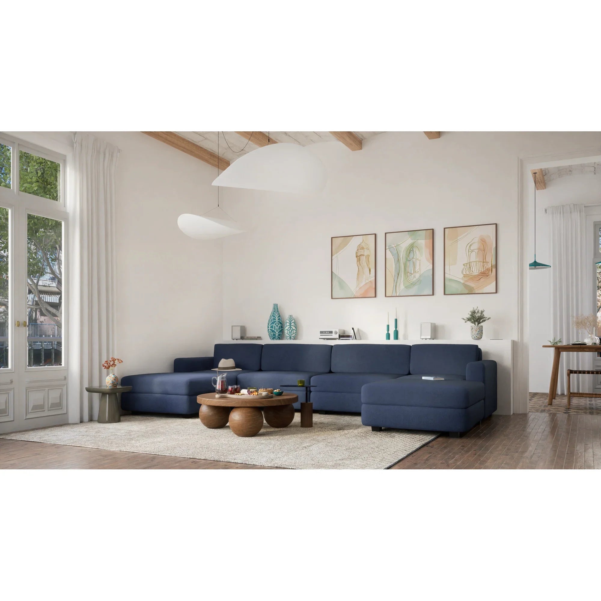 Modular Sofa GRACIA - Large Pouf Module