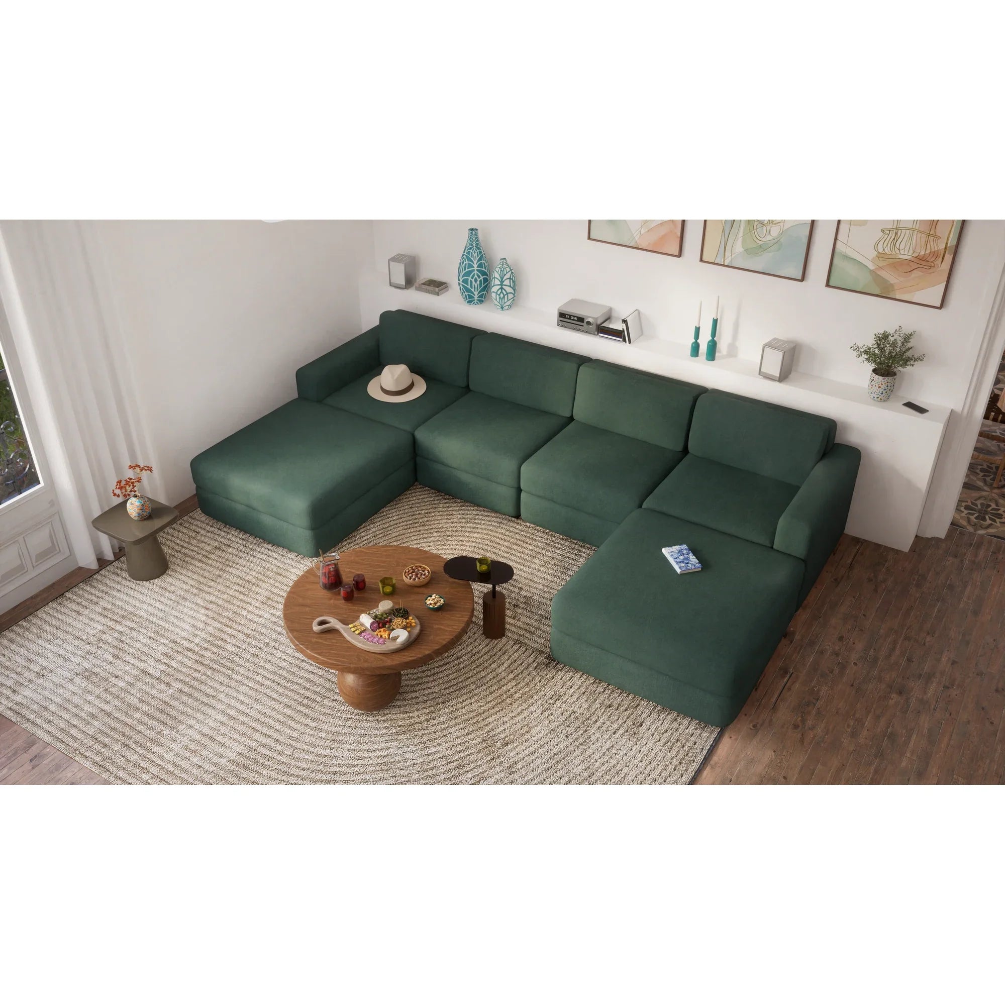 Modular Sofa GRACIA - Large Pouf Module