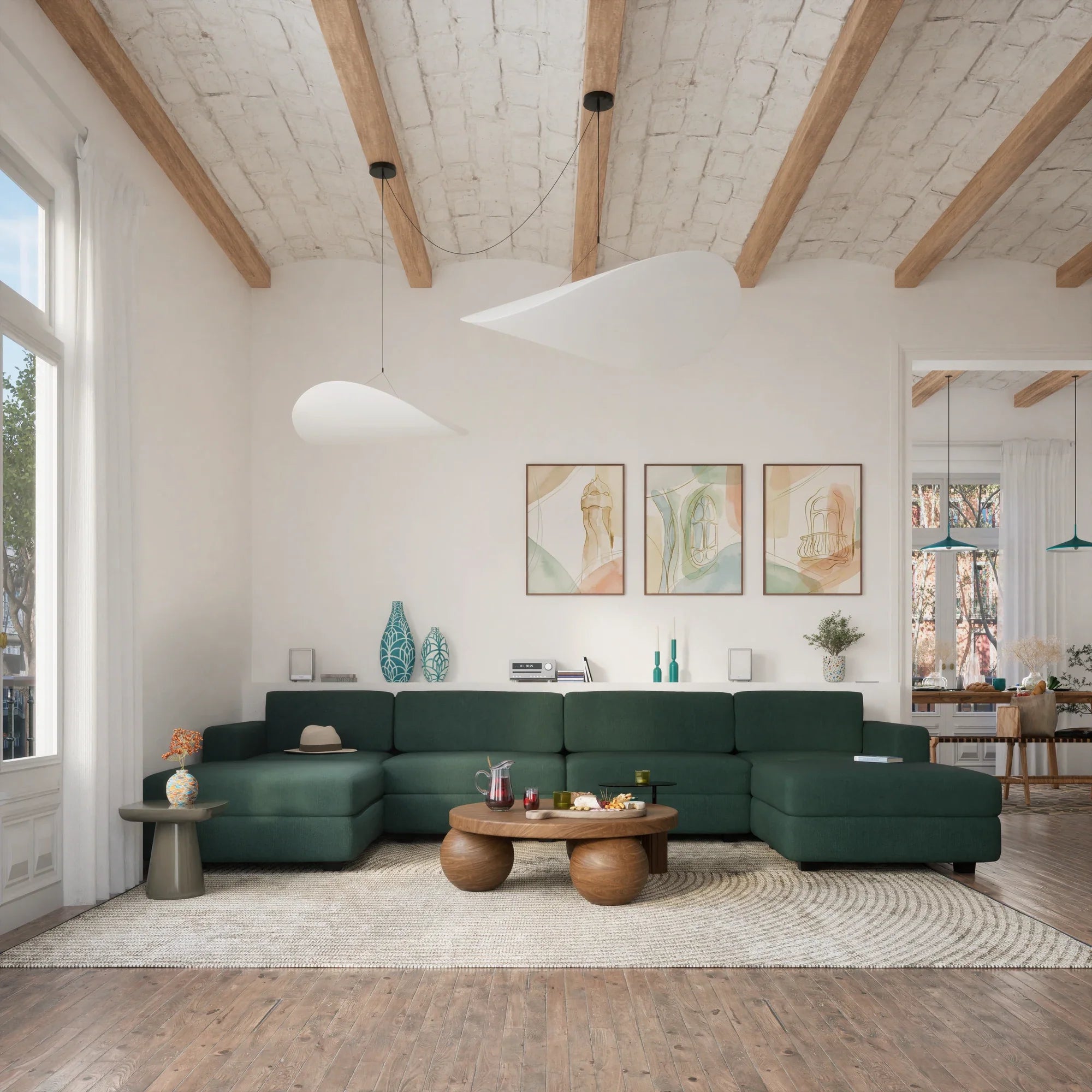 Modular Sofa GRACIA - Large Pouf Module