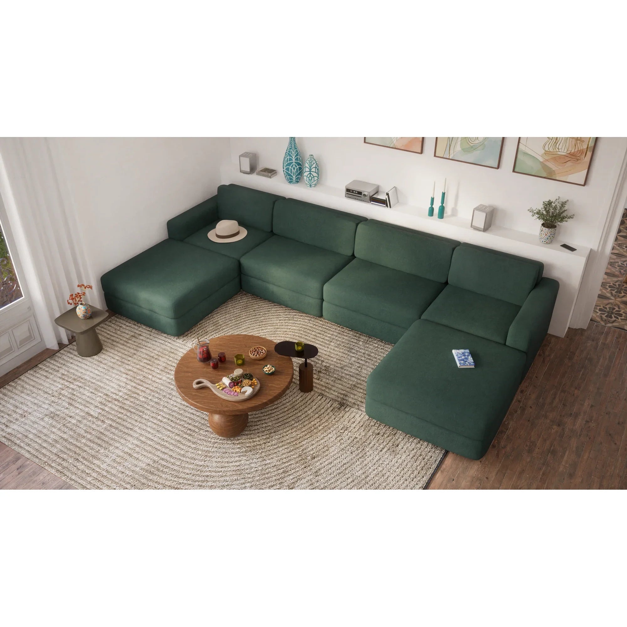 Modular Sofa GRACIA - Large Pouf Module