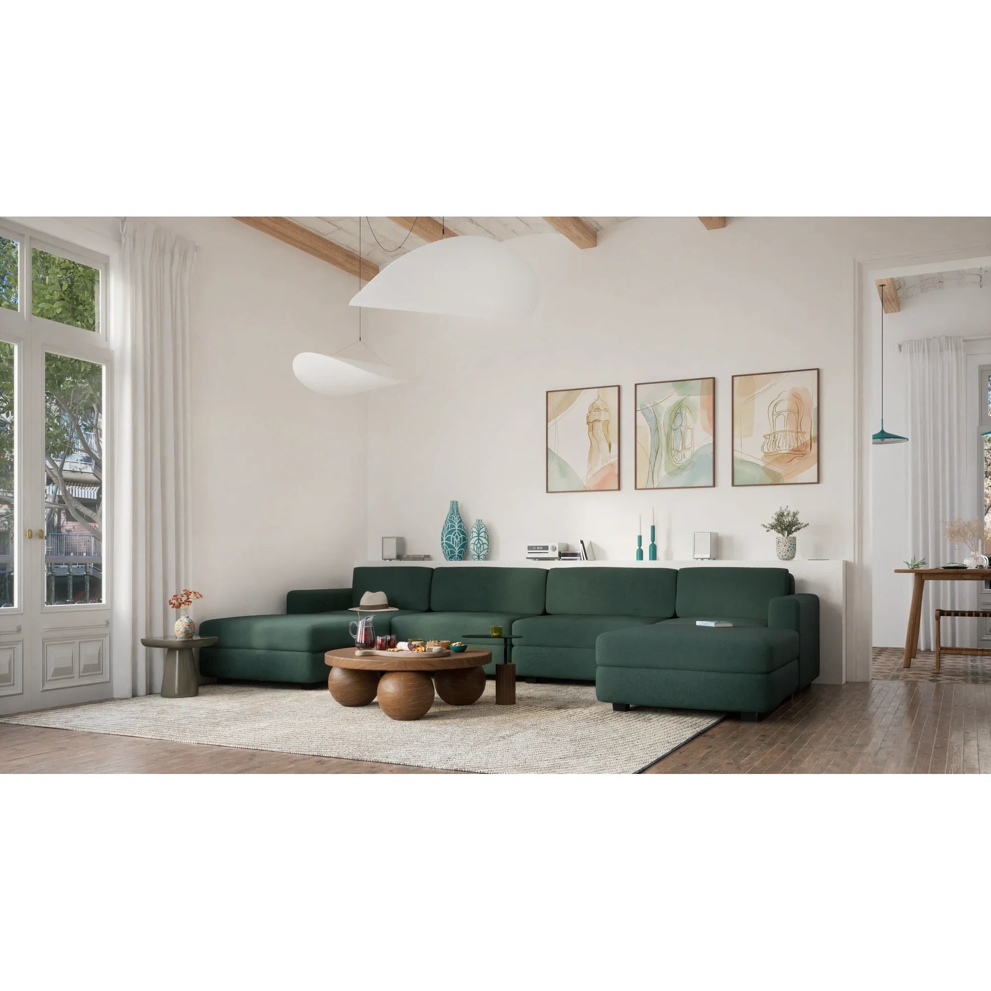 Modular Sofa GRACIA - Large Pouf Module