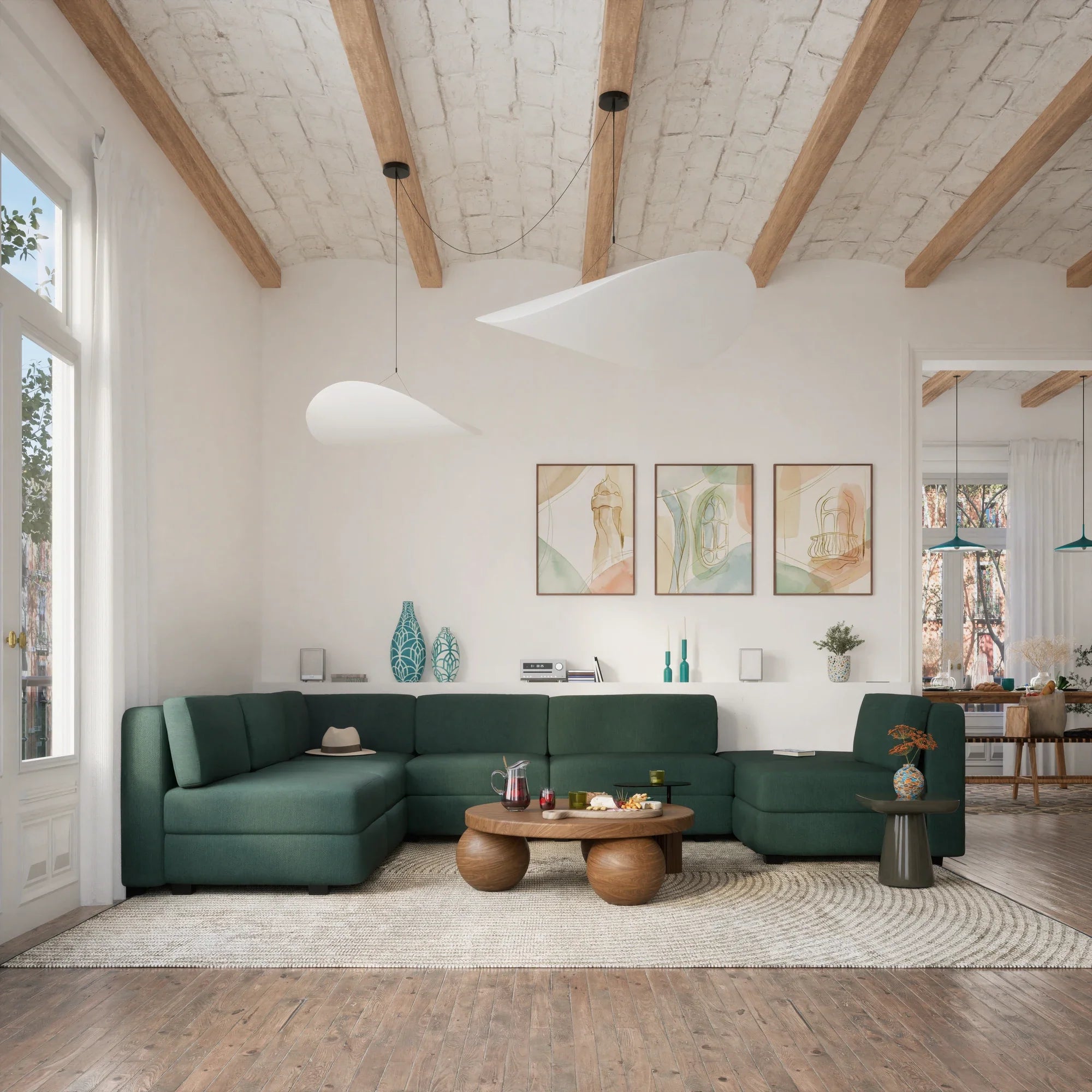 Modular Sofa GRACIA - Large Pouf Module