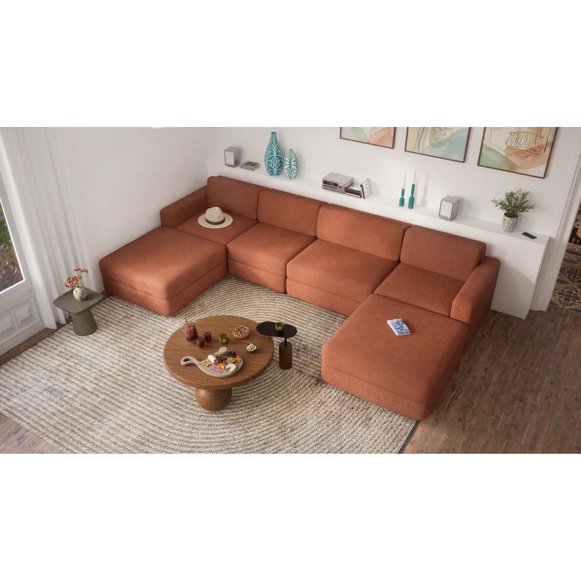 Modular Sofa GRACIA - Large Pouf Module
