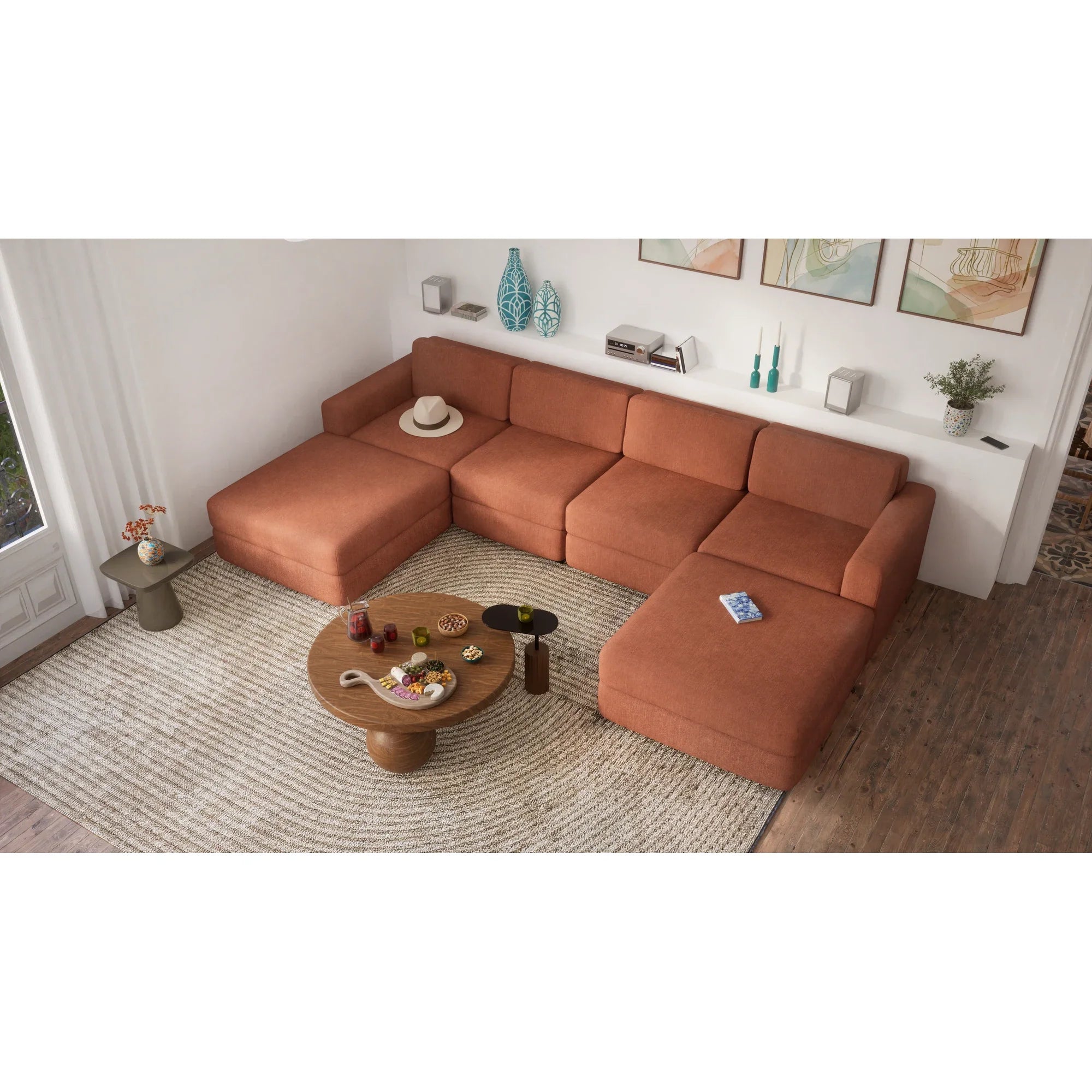 Modular Sofa GRACIA - Large Pouf Module