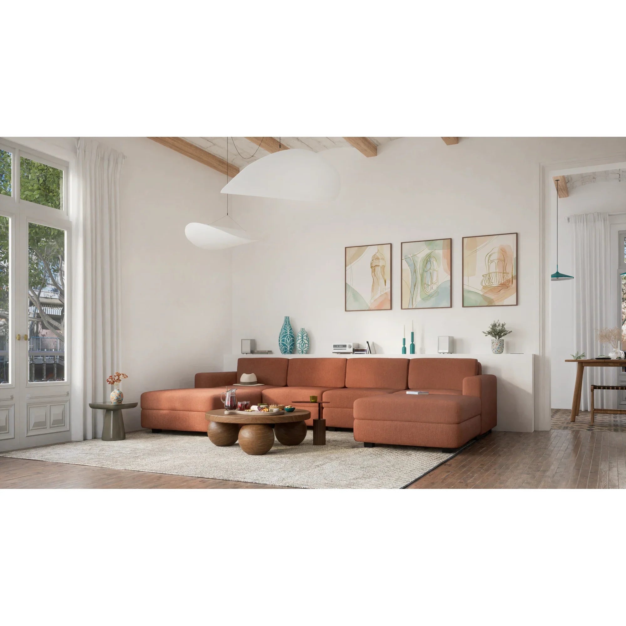 Modular Sofa GRACIA - Large Pouf Module