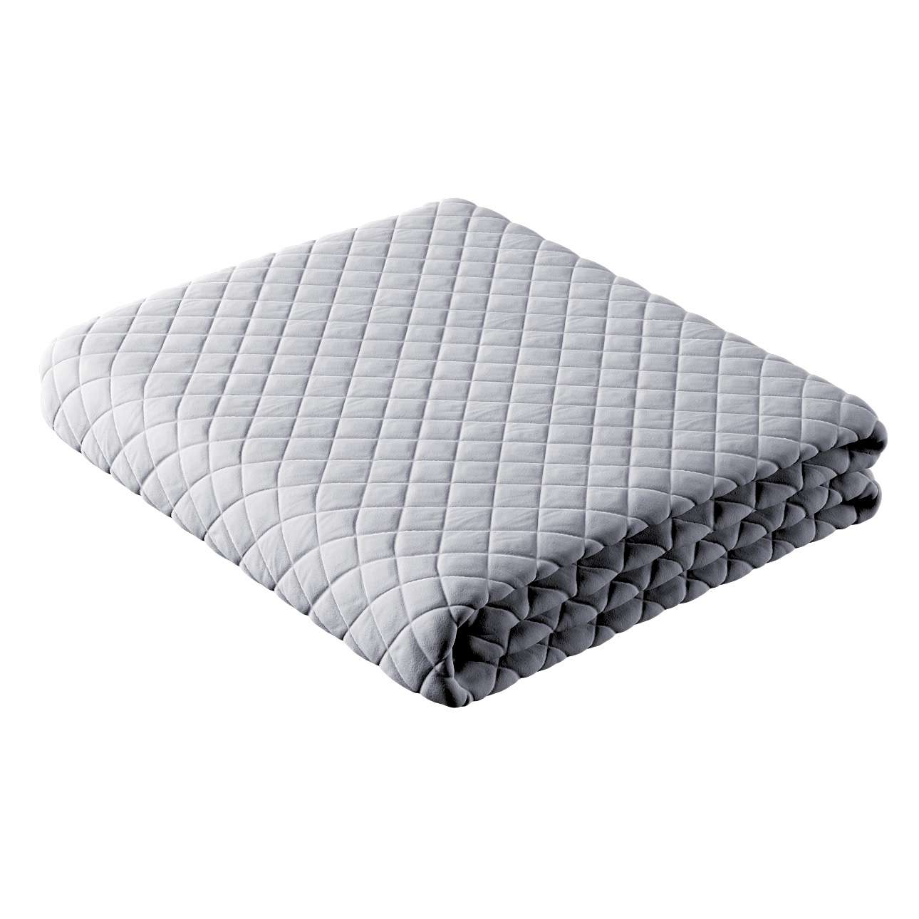 Posh Velvet Bedspread - Grey