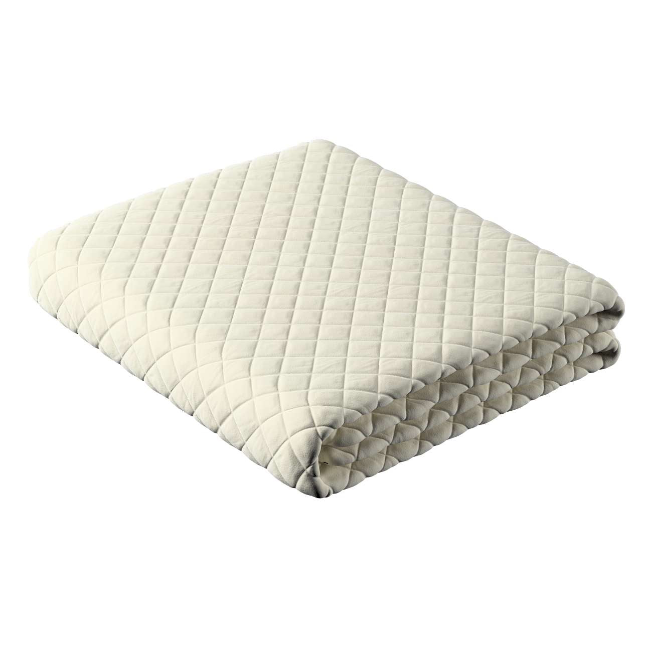 Posh Velvet Bedspread - Creamy White