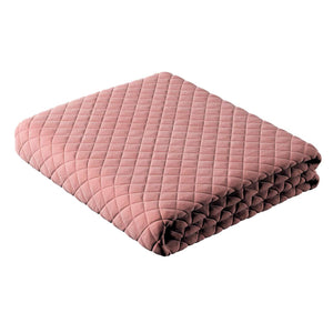 Posh Velvet Bedspread - Coral