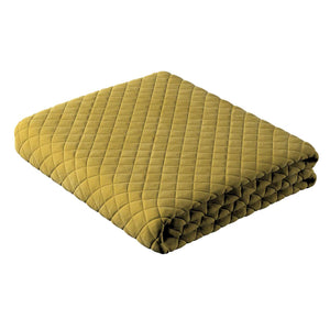 Posh Velvet Bedspread - Olive Green