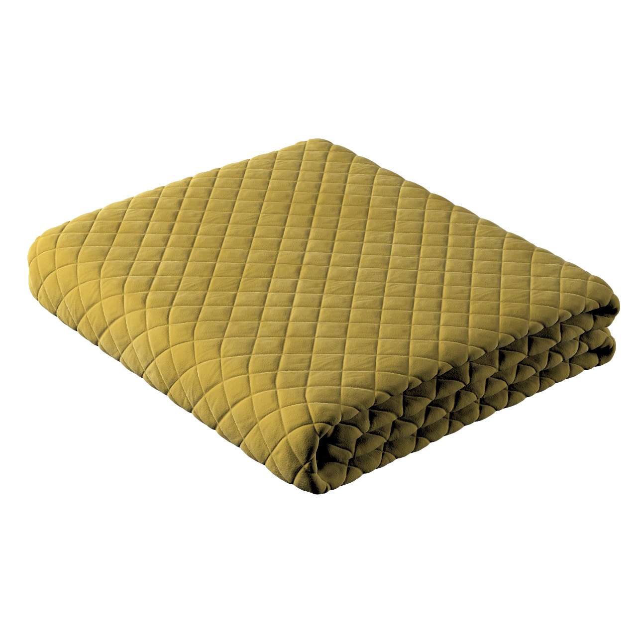 Posh Velvet Bedspread - Olive Green