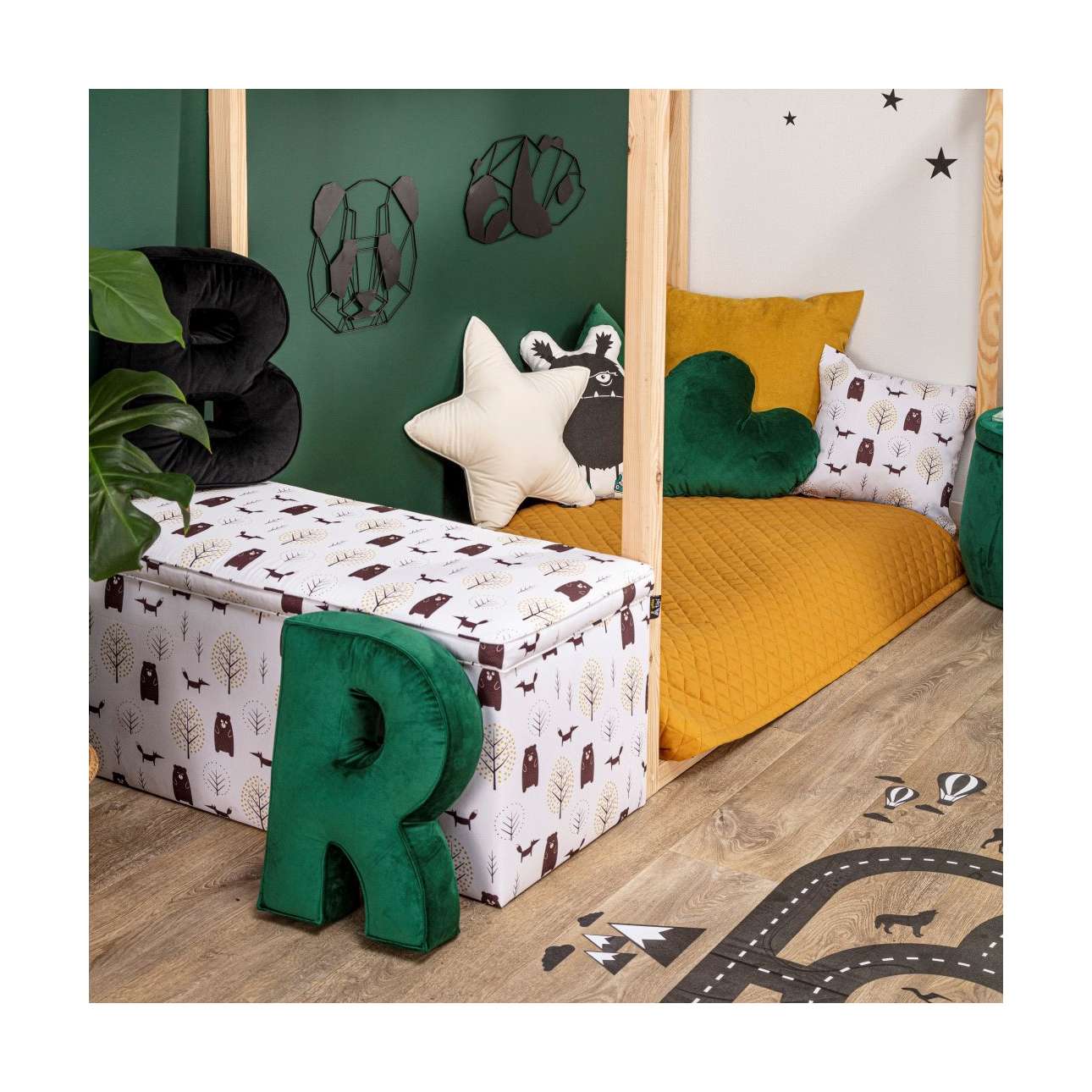 Posh Velvet Tagesdecke - dunkelblau