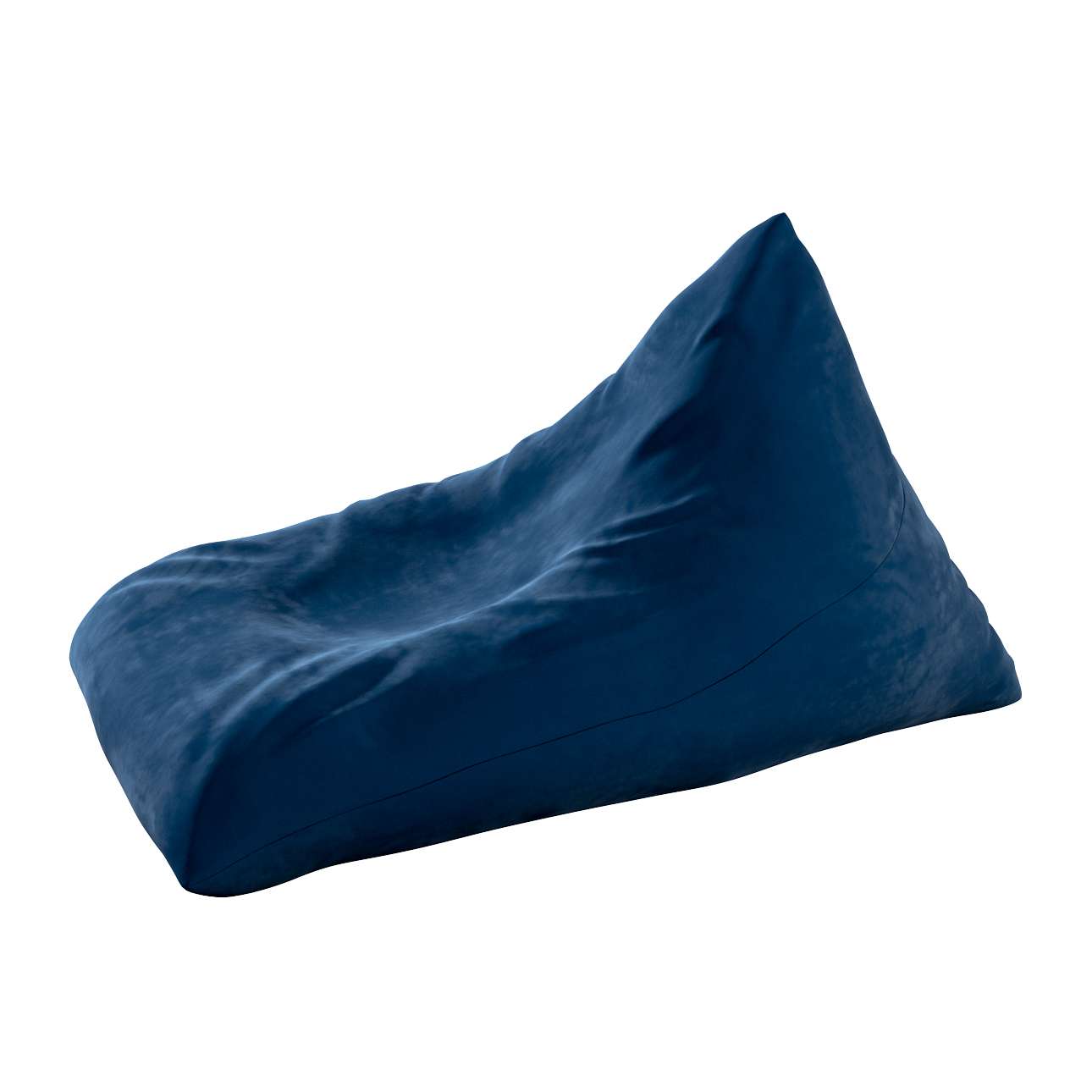 Pouf-Couch Posh Velvet - marineblau