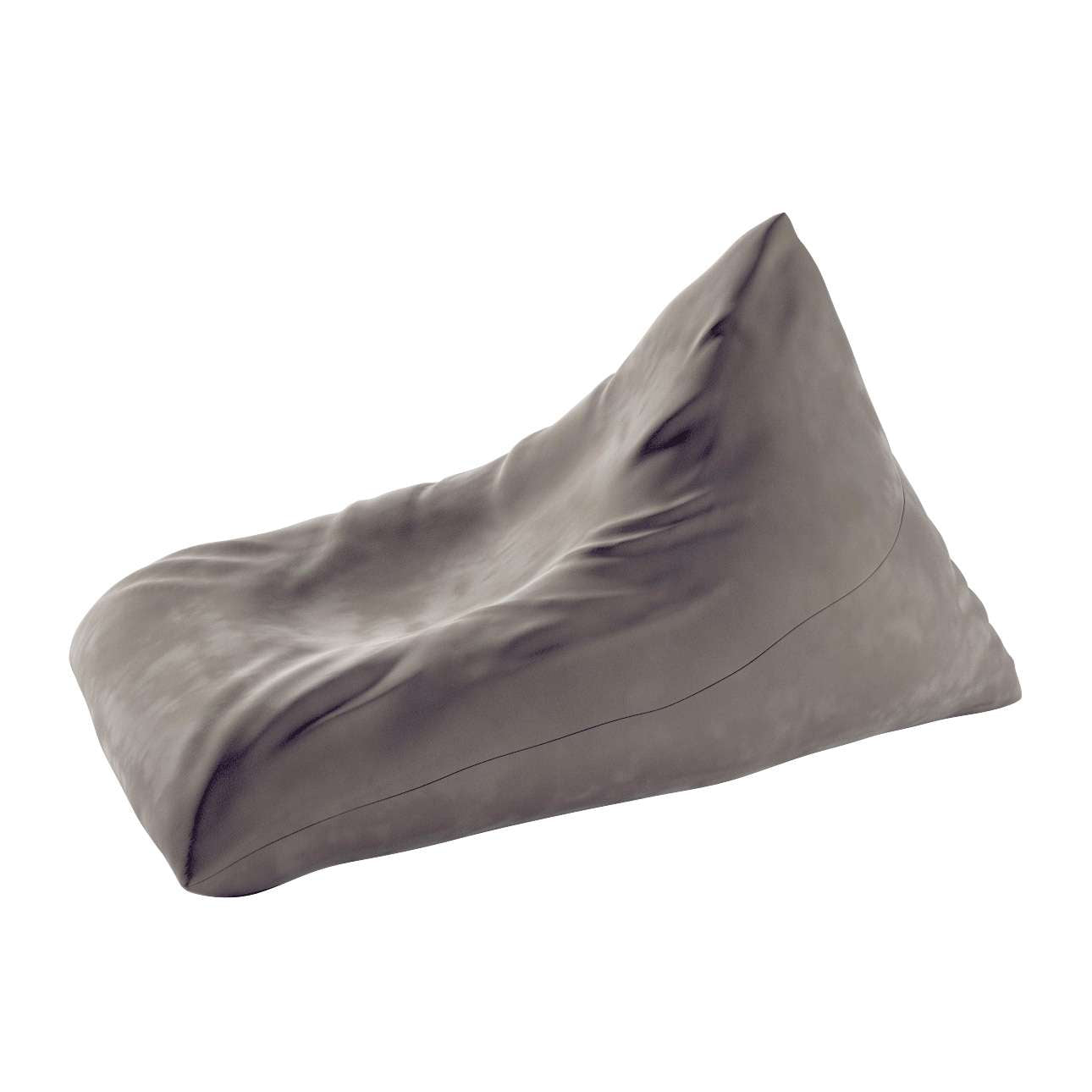 Pouf-Couch Posh Velvet - grau/beige