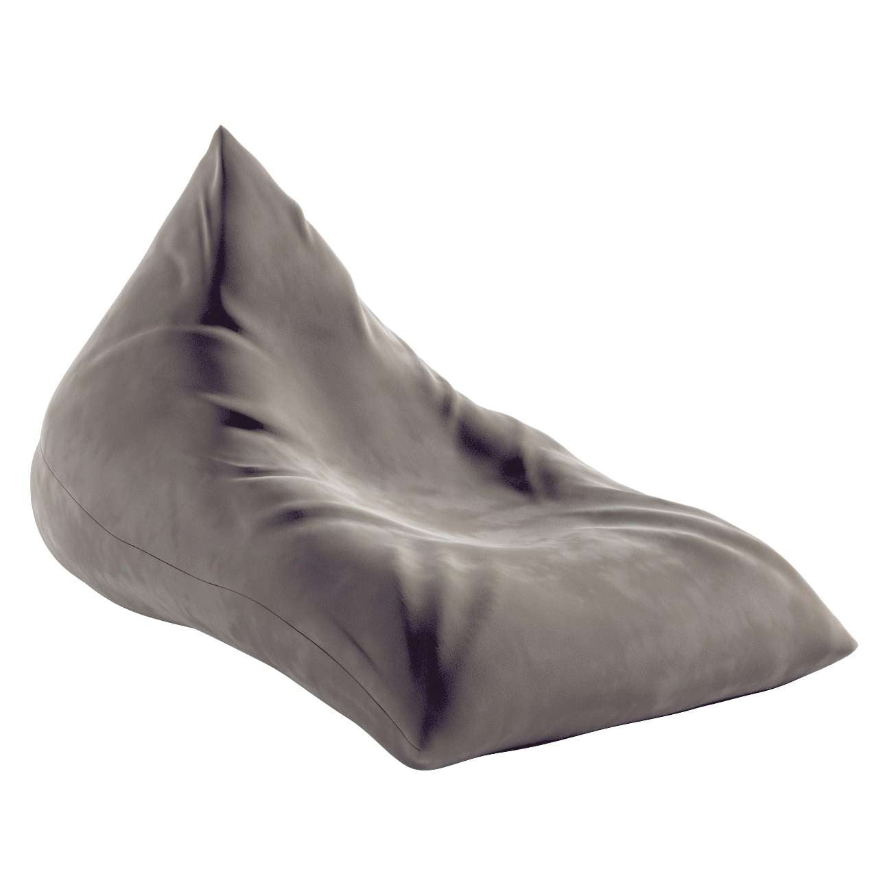 Beanbag Posh Velvet - Grey/Beige