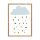 Regen der Liebeswolke Neugeborenes Metrikbild