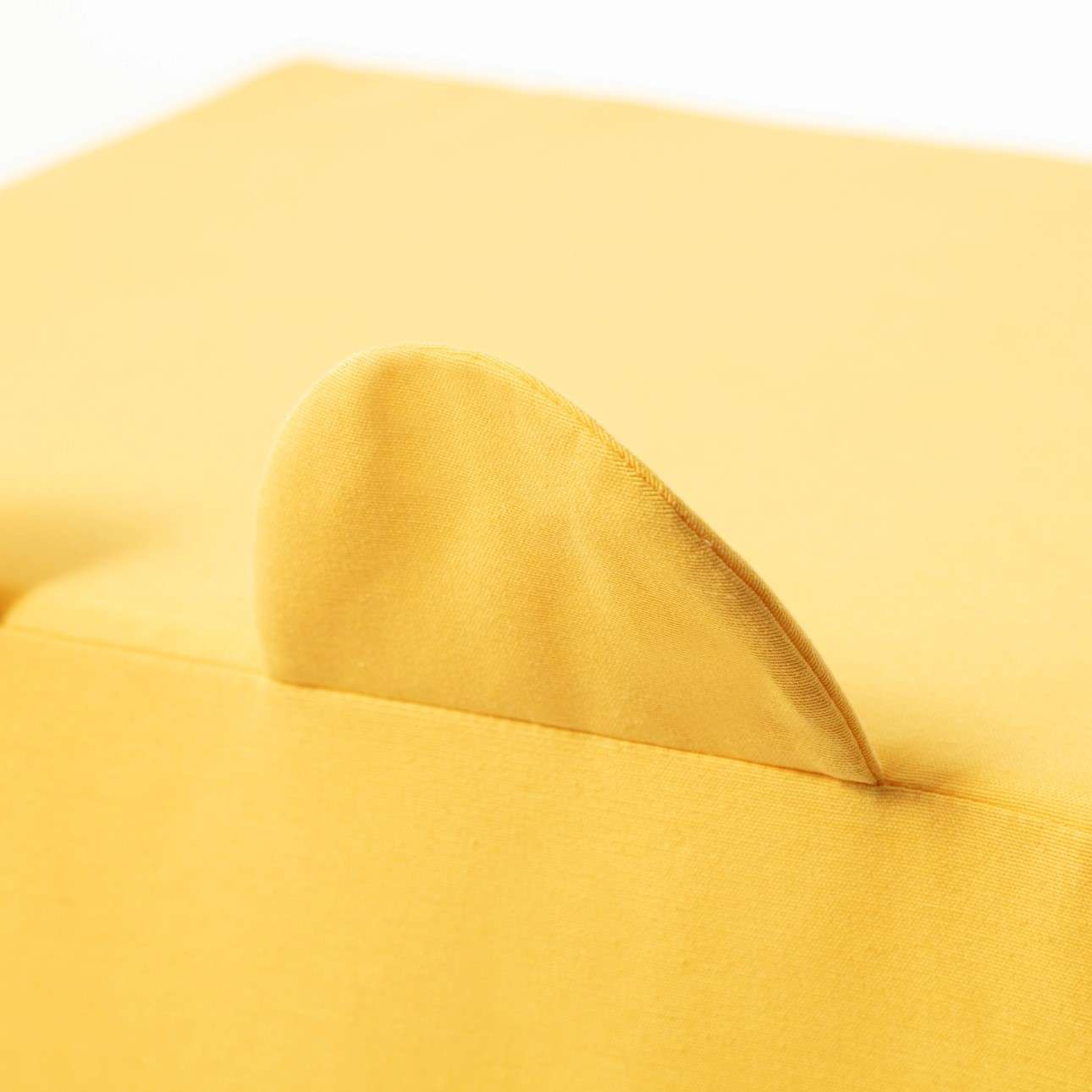 Rainbow Cube Pouf - Yellow (Bear)
