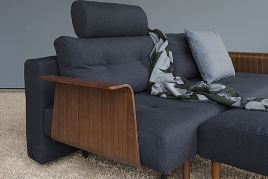 RECAST Plus Walnut Sofa, Special Order Innovation- D40Studio