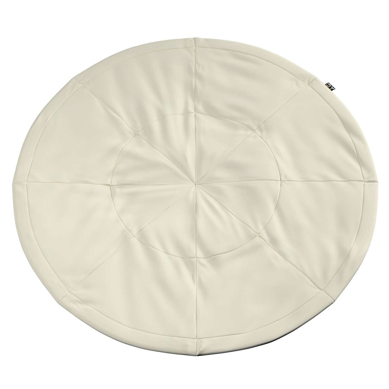 Runde Matte - 130 cm (Posh Velvet) - cremeweiß