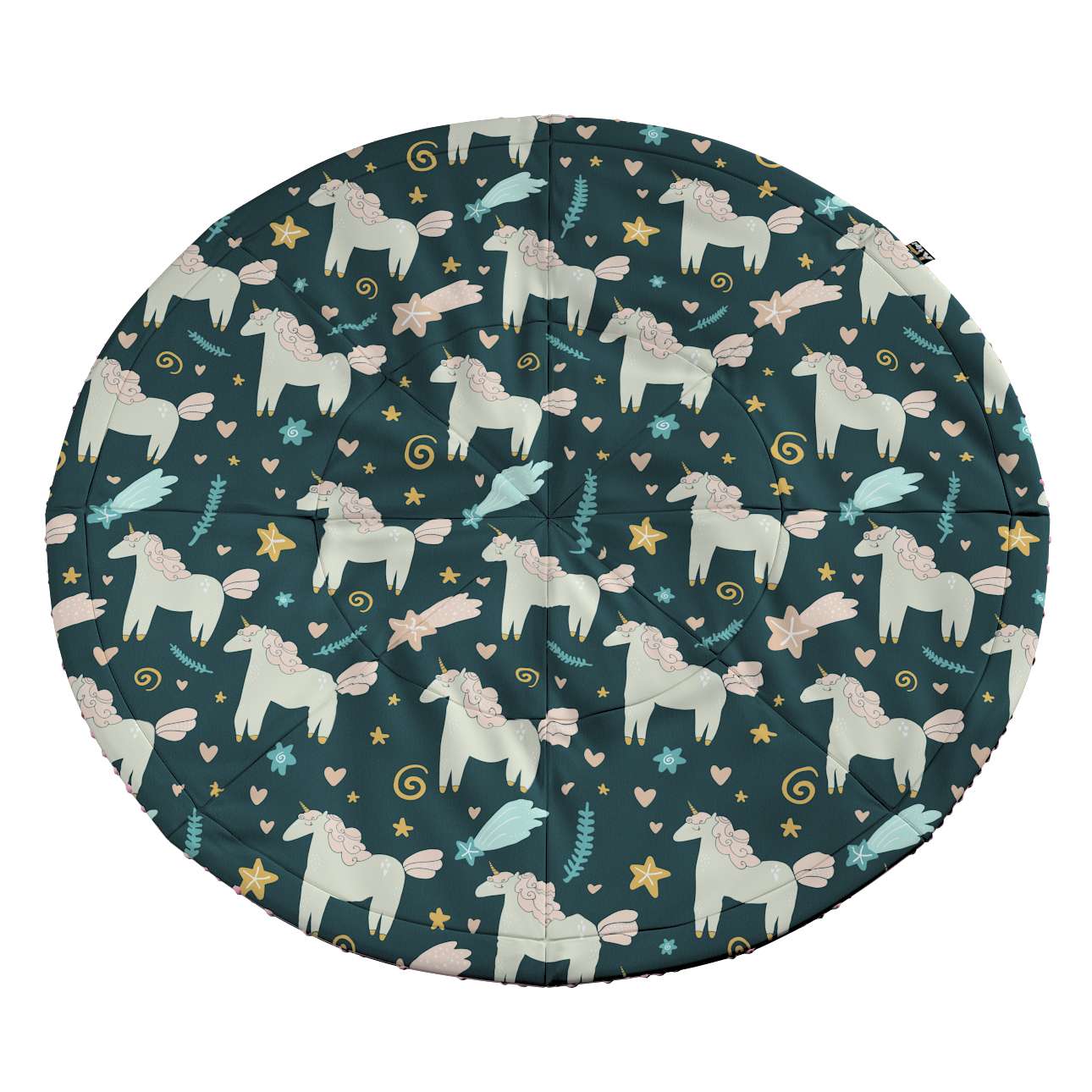 Runde Matte - 130 cm (Magic Collection) - dunkelblau