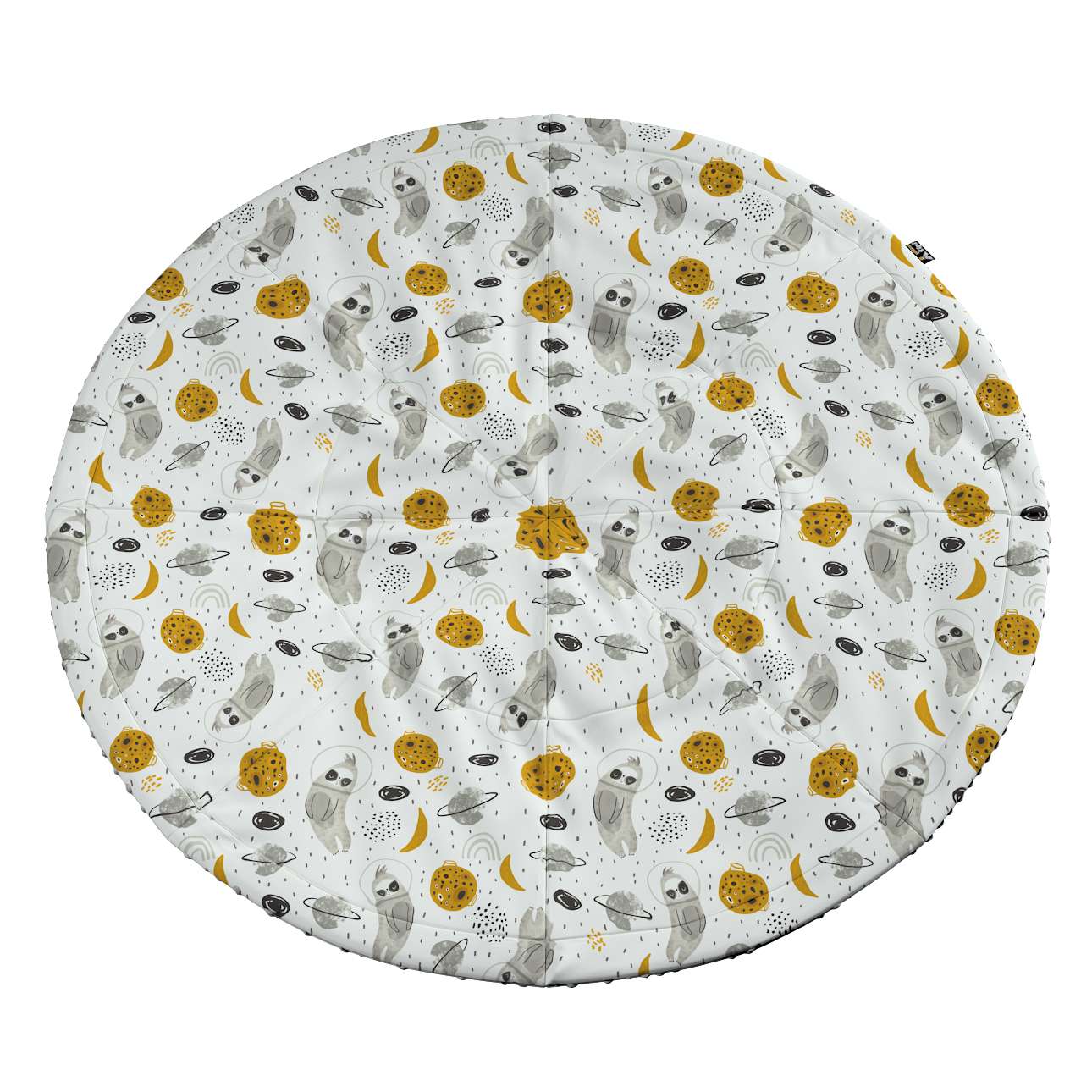 Runde Matte - 130cm (Magic Collection) - weiß-grau