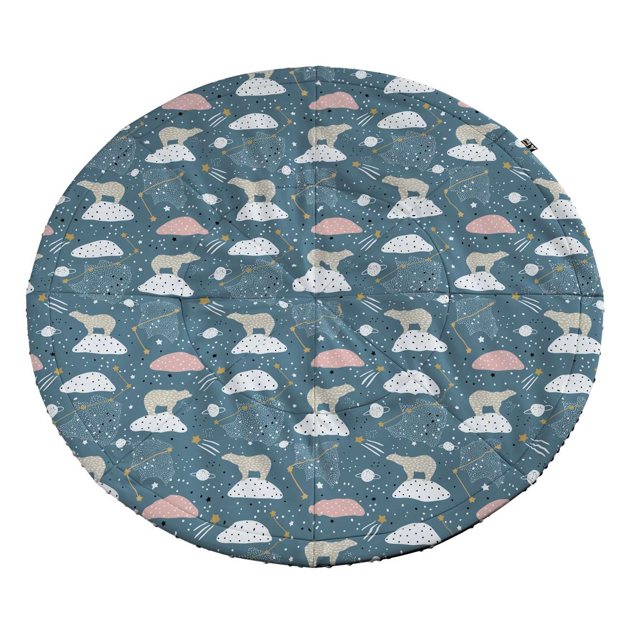 Runde Matte - 130 cm (Magic Collection) - blau