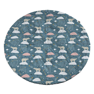 Round Mat 130cm Magic Collection - Blue