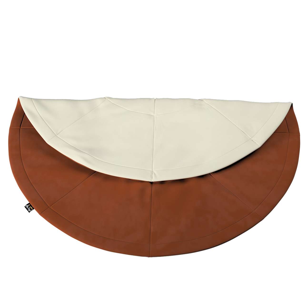 Runde Matte - 130 cm (Posh Velvet) - Ingwer