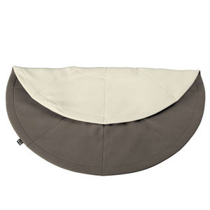 Round Mat 130cm - Grey/Beige