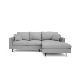 4-Seater Right Corner Sofa ALFAMA - Grey