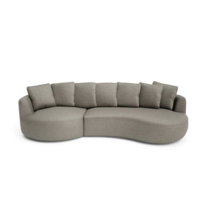 4-Seater Left Corner Sofa BELLEVILLE - Taupe
