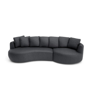 4-Seater Right Corner Sofa BELLEVILLE - Grey