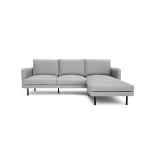 4-Seater Right Corner Sofa BRERA - Grey