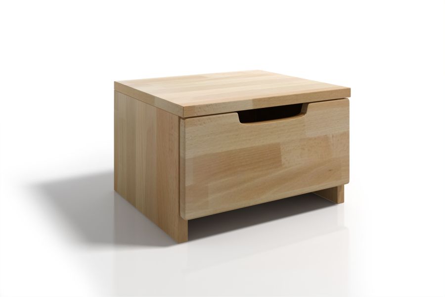 SPECTRUM Beech Low Bedside Cabinet