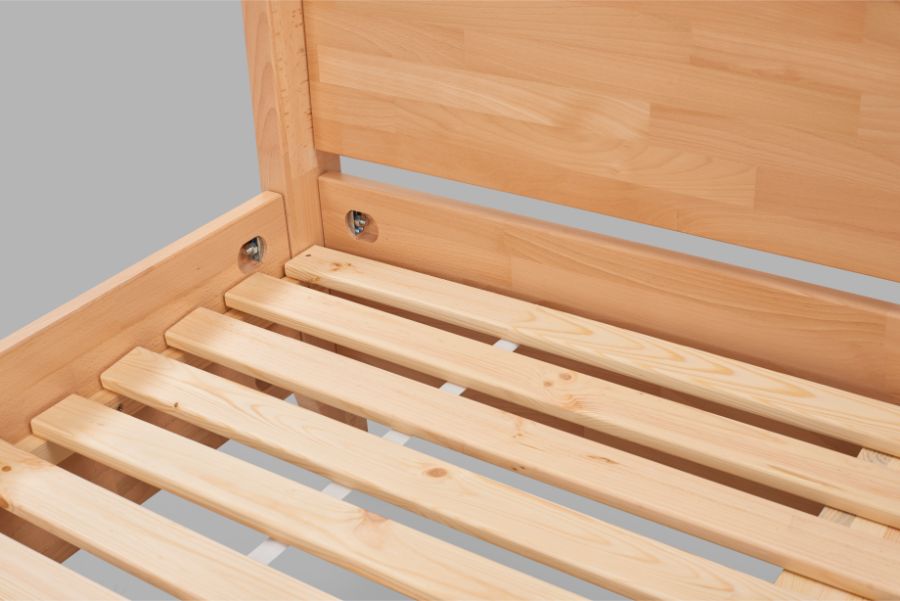 Baldachin Buchenholz Naturbett