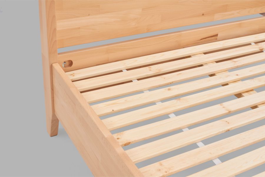 Baldachin Buchenholz Naturbett