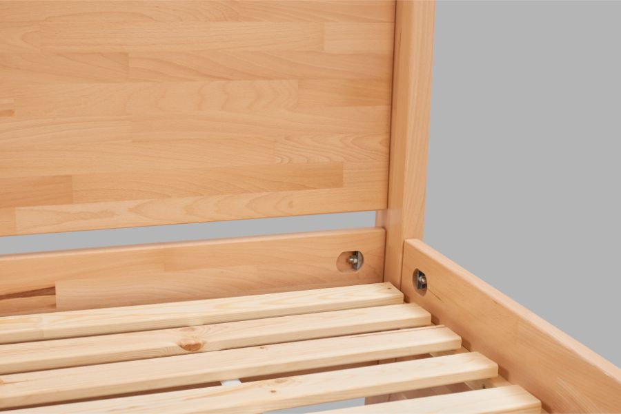 Baldachin Buchenholz Naturbett