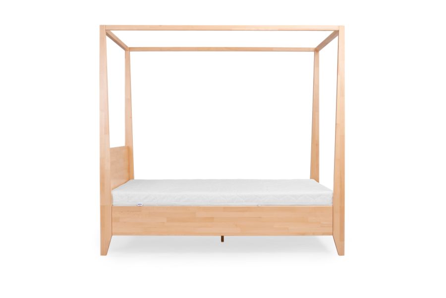 Baldachin Buchenholz Naturbett