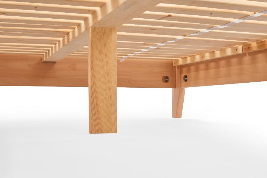 Baldachin Buchenholz Naturbett